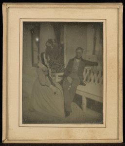 (Portret van Anna de Westphalen en haar echtgenoot) door Jean Gabriel Eynard
